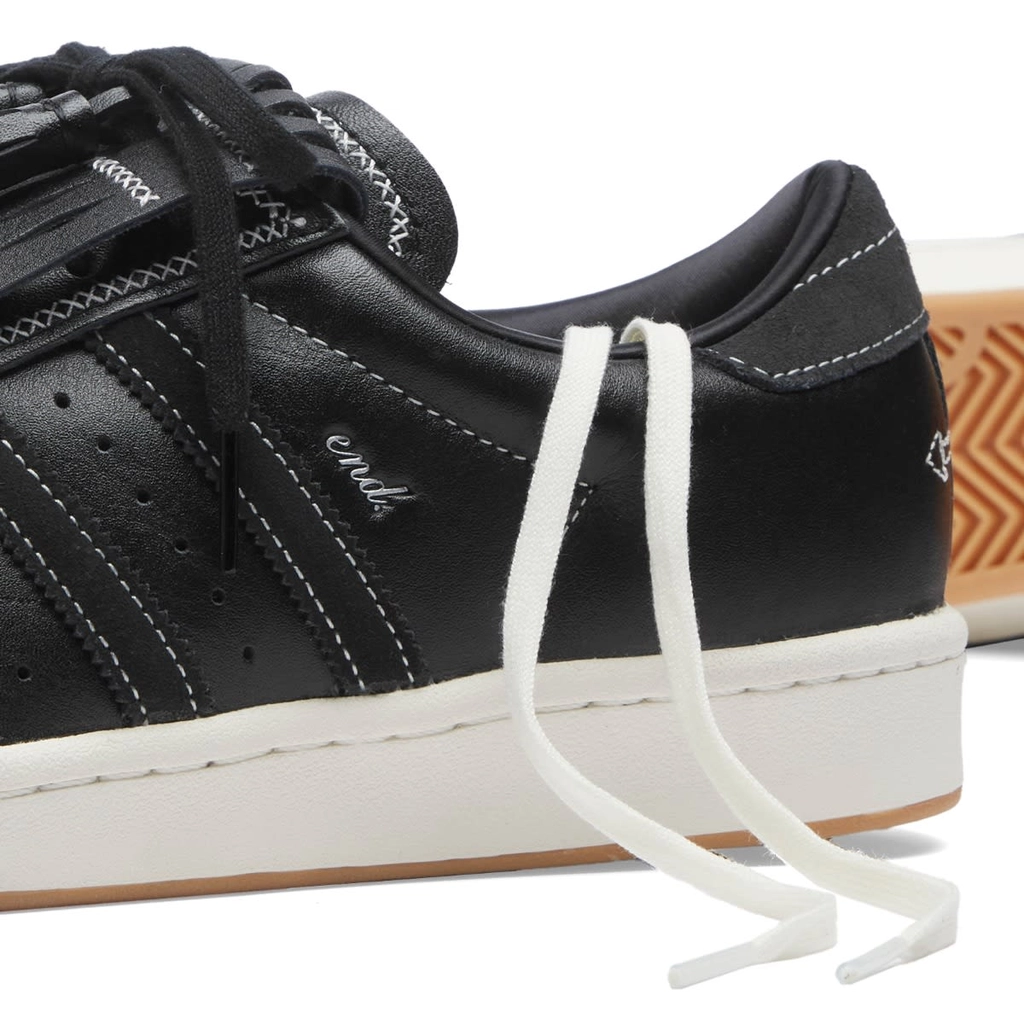 Adidas Originals END. x  'Tying The Knot' Superstar Vintage Sneaker Core Black/Off White